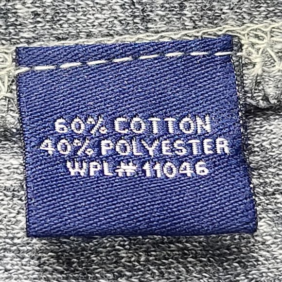 Vintage 1946 Quarter Zip Long Sleeves Sweater Gray Size XL. New - Picture 6 of 7